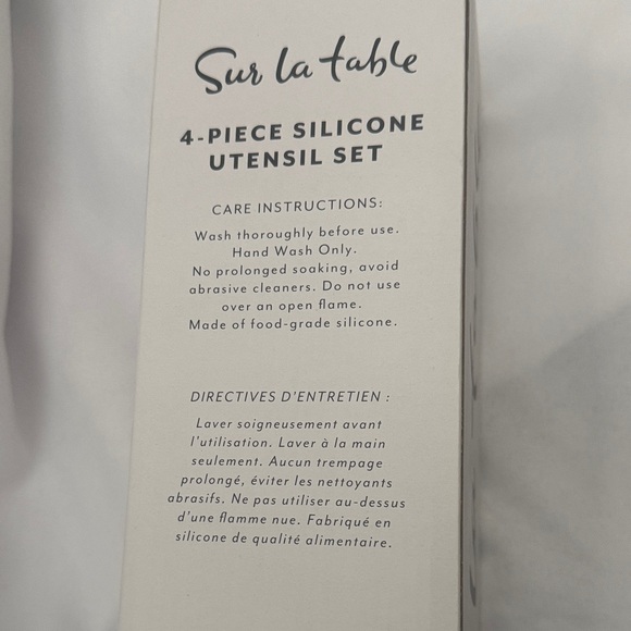 Sur La Table Red Silicone Utensil Set - Picture 2 of 6